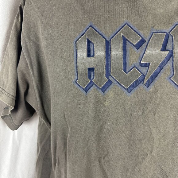 AC/DC Rockwear Authentic Freezee T-Shirt Gray L 100% Cotton Mens Crewneck - Picture 2 of 7